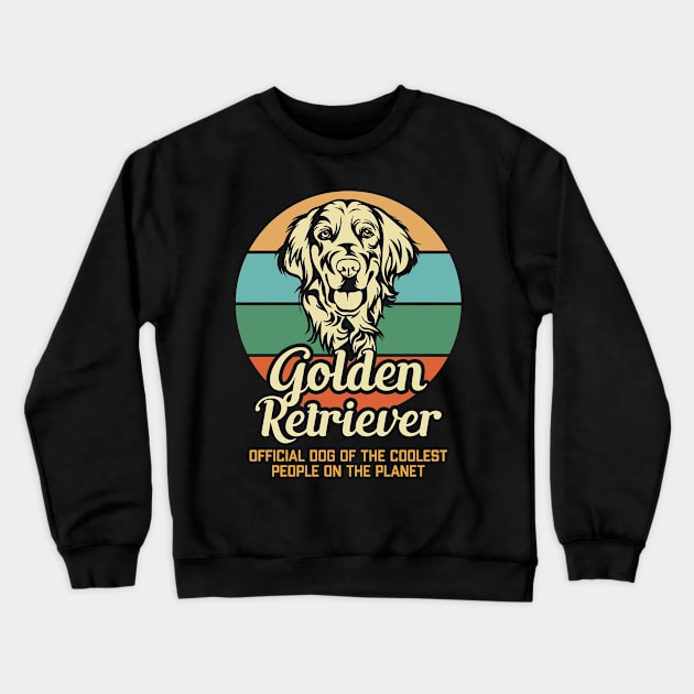 Golden Retriever Tee Crewneck Sweatshirt by BrickorBrackdesigns